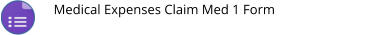Medical Expenses Claim Med 1 Form